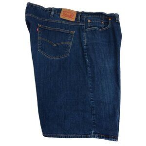 Levi's® 569 Men's Dark Wash Big & Tall Size 54 Loose Cut 14" Shorts Sporty